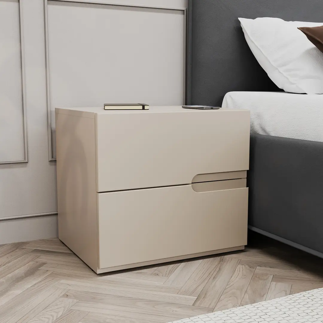 Тумба прикроватная Bayro Modena 550x500x450 Sorrento (Gray Stone)