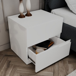 Noptiera Bayro Modena 550x500x450 Sorrento (White Matte) Thumb