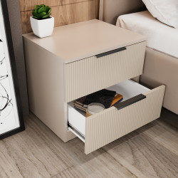 Тумба прикроватная Bayro Murano 550x500x450 Positano MDF 18mm (Gray Stone) Thumb