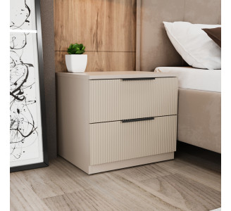 Noptiera Bayro Murano 550x500x450 Positano MDF 18mm (Gray Stone)