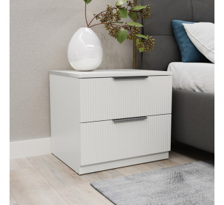 Noptiera Bayro Murano 550x500x450 MDF 18mm Positano (White Matte)