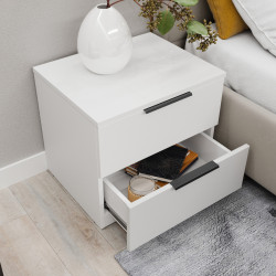 Тумба прикроватная Bayro Murano 550x500x450 (White Matte) Thumb