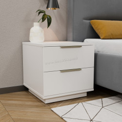 Тумба прикроватная Bayro Napoli 500x500x500 MDF 18mm (White Matte)