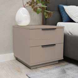 Тумба прикроватная Bayro Napoli 500x500x500 Positano (Gray Stone)