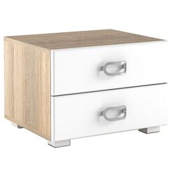 Noptiera BonMebel Rashel (Sonoma Oak/White Gloss)