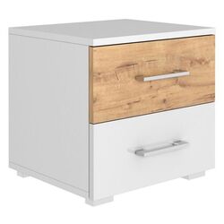 Noptiera BonMebel Santa Monica 2 (White Gloss/Bunratty)