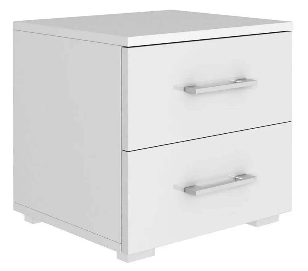 Тумба прикроватная BonMebel Santa Monica 2 (Белый Глянец)