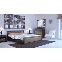 Noptiera BRW Koen KOM1S (Wenge/Strocks Dark) Thumb