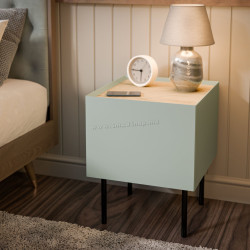 Set noptiere Cama Fellini (Olive/Oak)