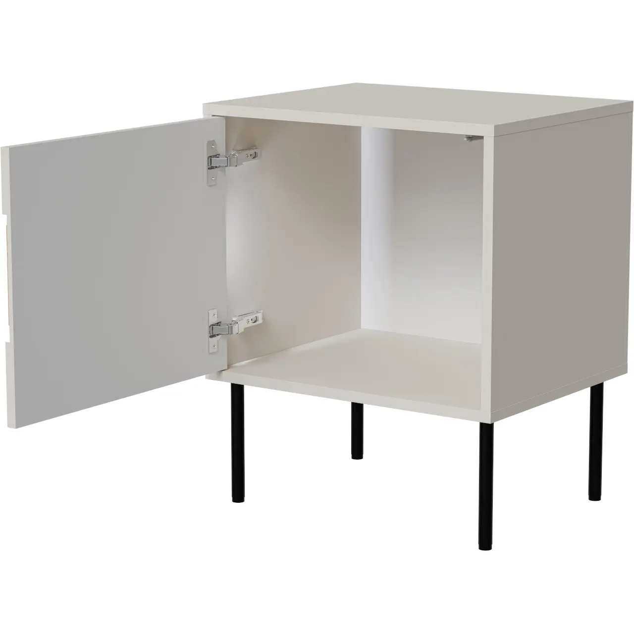 Комплект прикроватных тумб Cama Inserto 1D (Cashmere/Wotan Oak) - 3