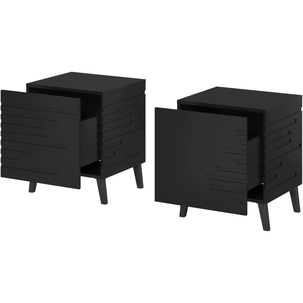 Set noptiere Cama Nova (Black) - 3
