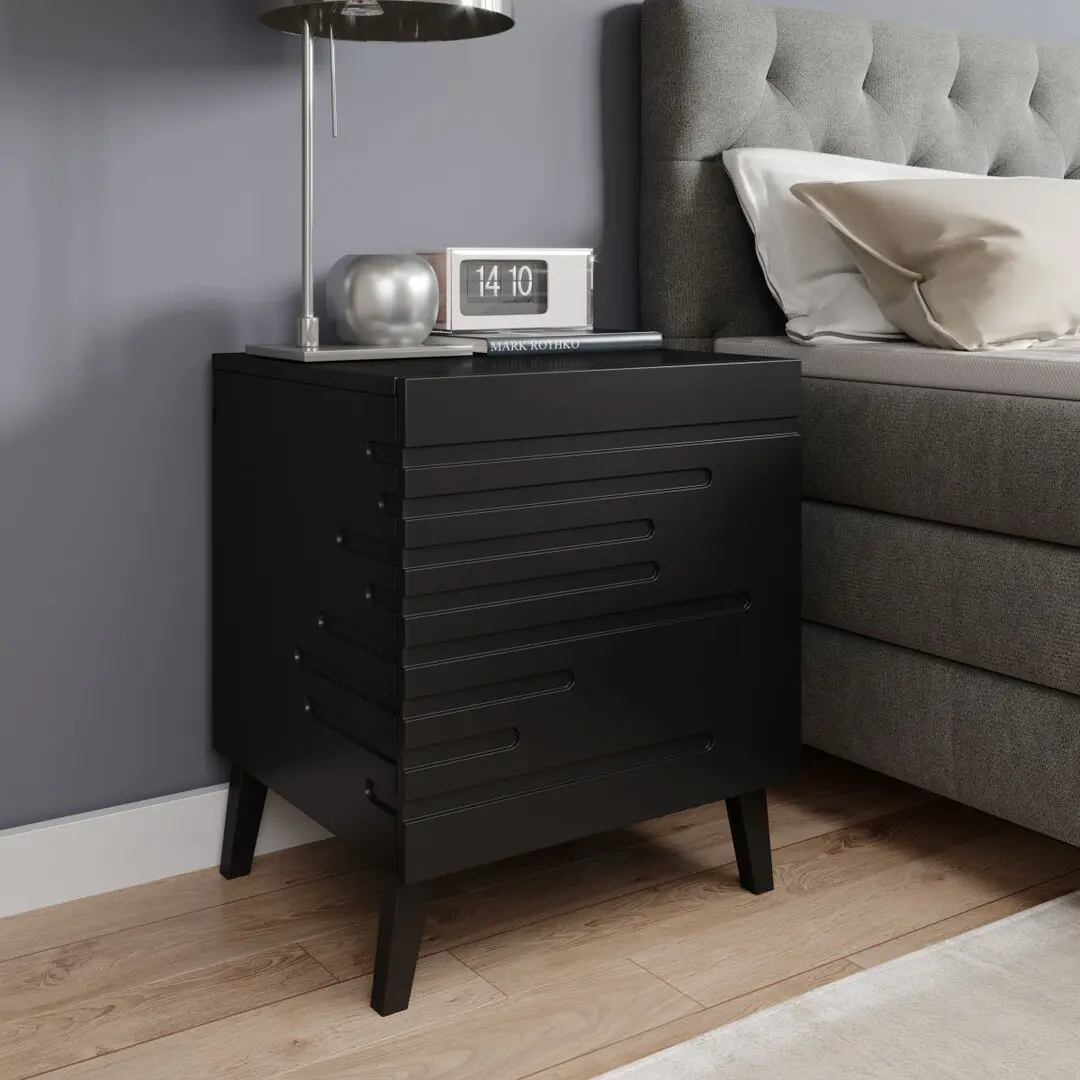 Set noptiere Cama Nova (Black)