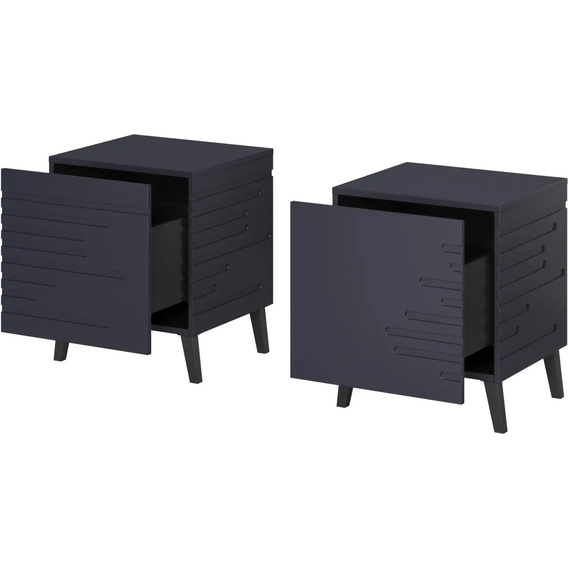 Set noptiere Cama Nova (Dark Blue) - 3