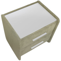 Noptiera Charmbed Emma Laguna 09 (Stone Grey/White) Thumb