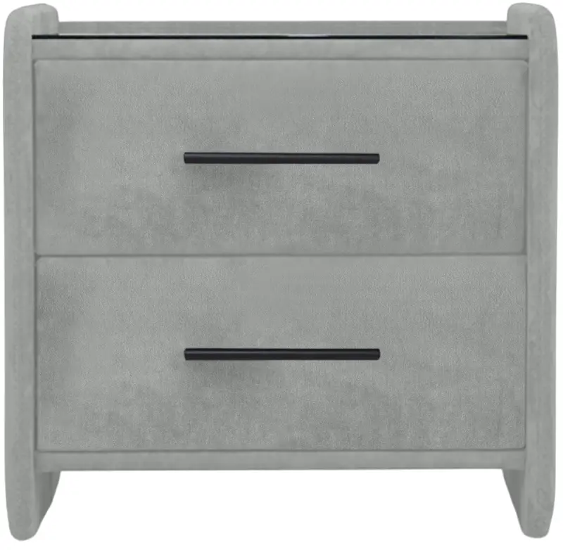 Тумба прикроватная Charmbed Emma Laguna 42 (Grey/Black) - 2