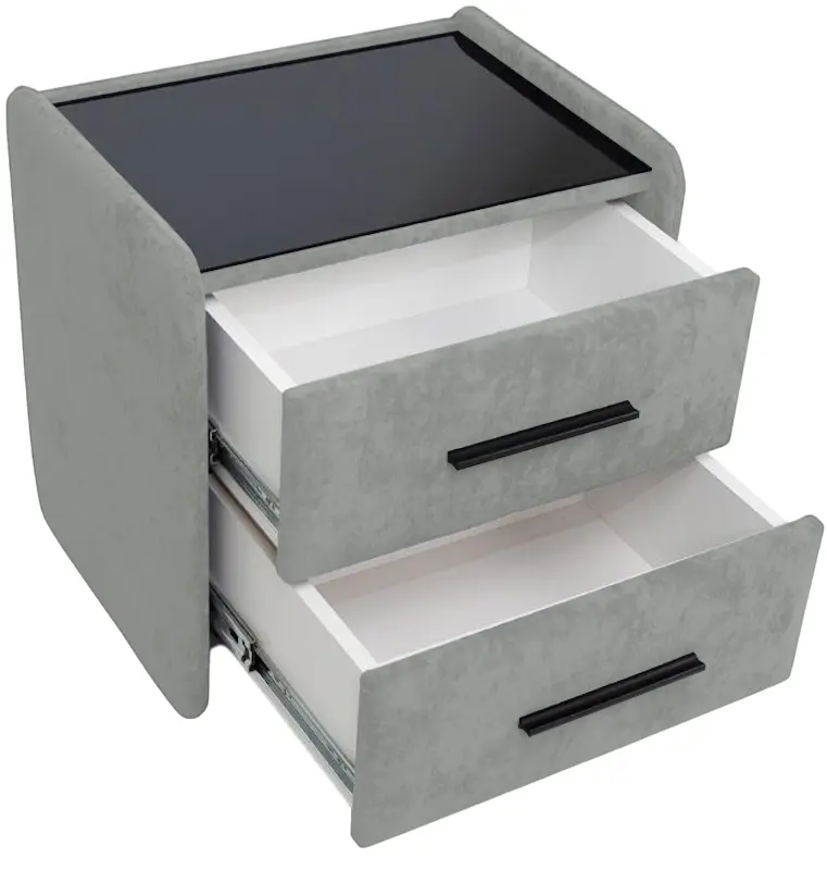 Тумба прикроватная Charmbed Emma Laguna 42 (Grey/Black) - 4