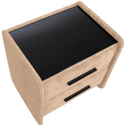 Тумба прикроватная Charmbed Emma Mono 02 (Beige/Black) Thumb
