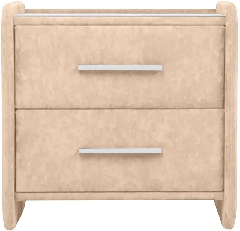 Тумба прикроватная Charmbed Emma Mono 02 (Beige/White) - 2