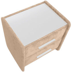 Тумба прикроватная Charmbed Emma Mono 02 (Beige/White) Thumb