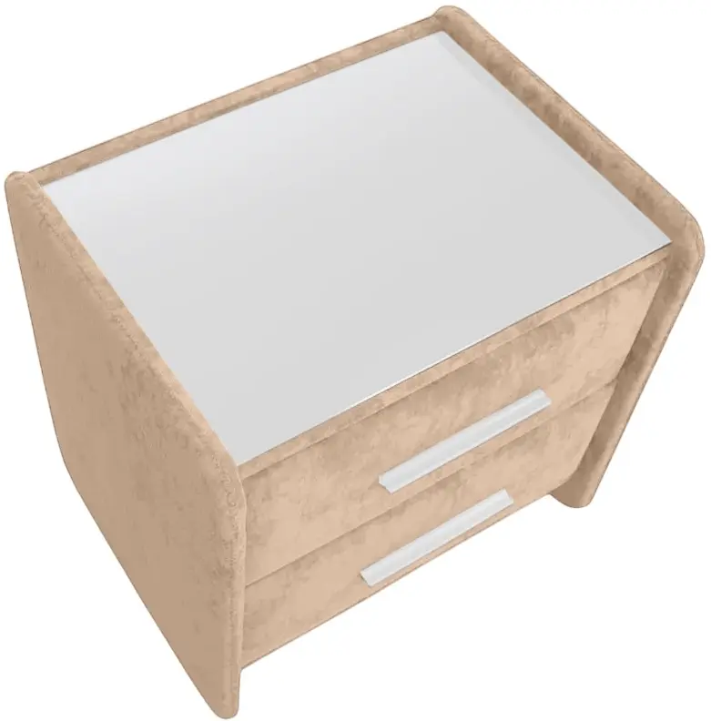 Тумба прикроватная Charmbed Emma Mono 02 (Beige/White) - 4