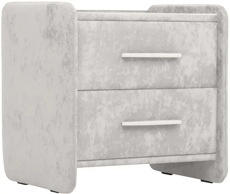 Тумба прикроватная Charmbed Emma Mono 03 (Light Grey/White) - 3