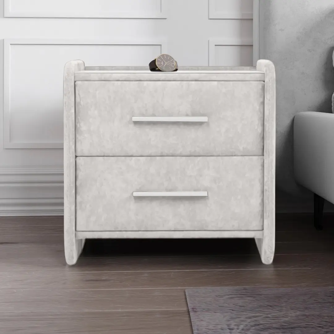 Тумба прикроватная Charmbed Emma Mono 03 (Light Grey/White)