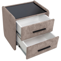 Noptiera Charmbed Emma Mono 04 (Light Brown/Black) Thumb