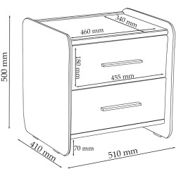 Noptiera Charmbed Emma Mono 04 (Light Brown/Black) Thumb