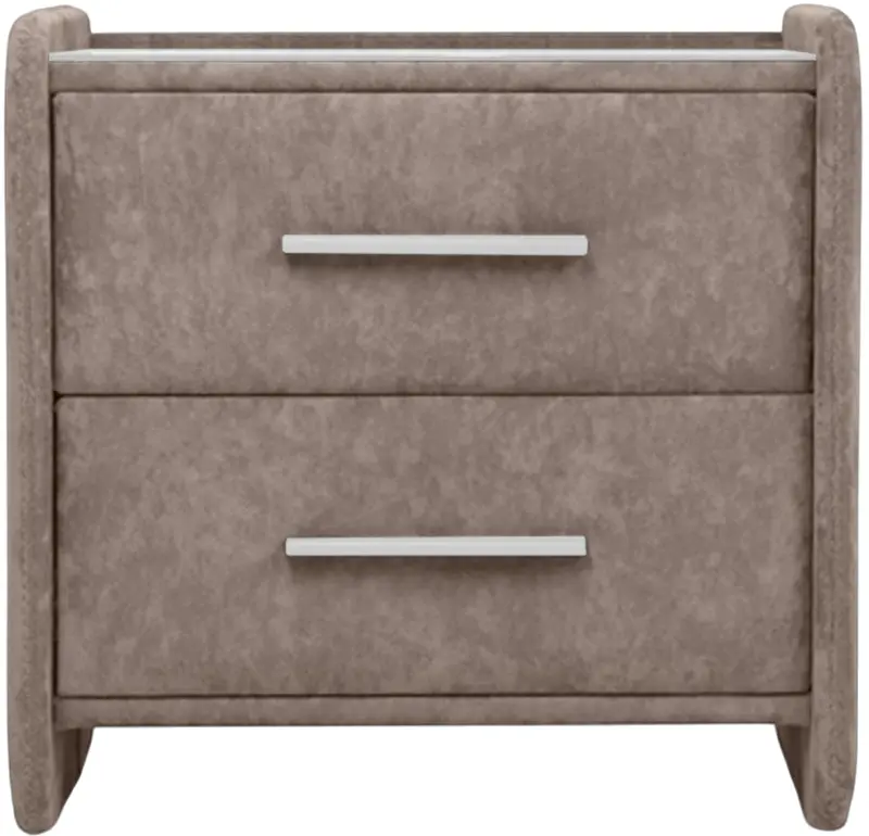 Тумба прикроватная Charmbed Emma Mono 04 (Light Brown/White) - 2