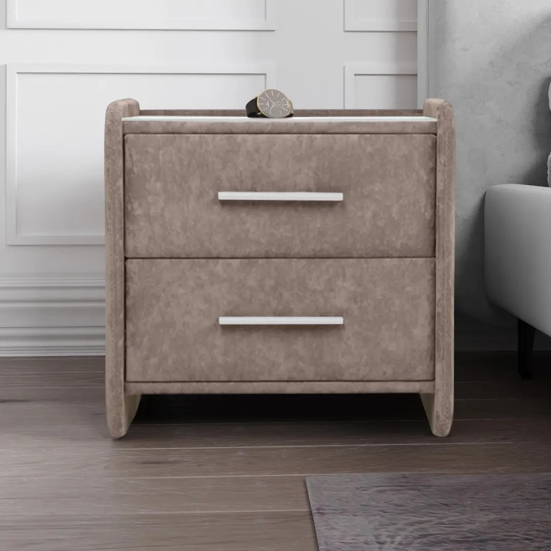 Тумба прикроватная Charmbed Emma Mono 04 (Light Brown/White)