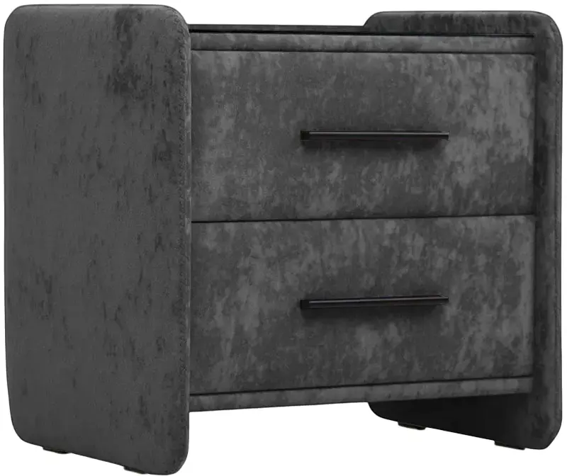 Тумба прикроватная Charmbed Emma Mono 07 (Dark Grey/Black) - 3