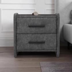 Тумба прикроватная Charmbed Emma Mono 07 (Dark Grey/Black)