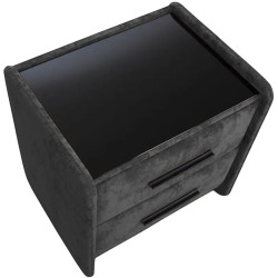 Тумба прикроватная Charmbed Emma Mono 07 (Dark Grey/Black) Thumb