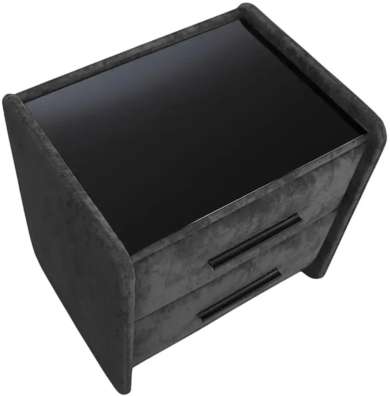 Тумба прикроватная Charmbed Emma Mono 07 (Dark Grey/Black) - 4