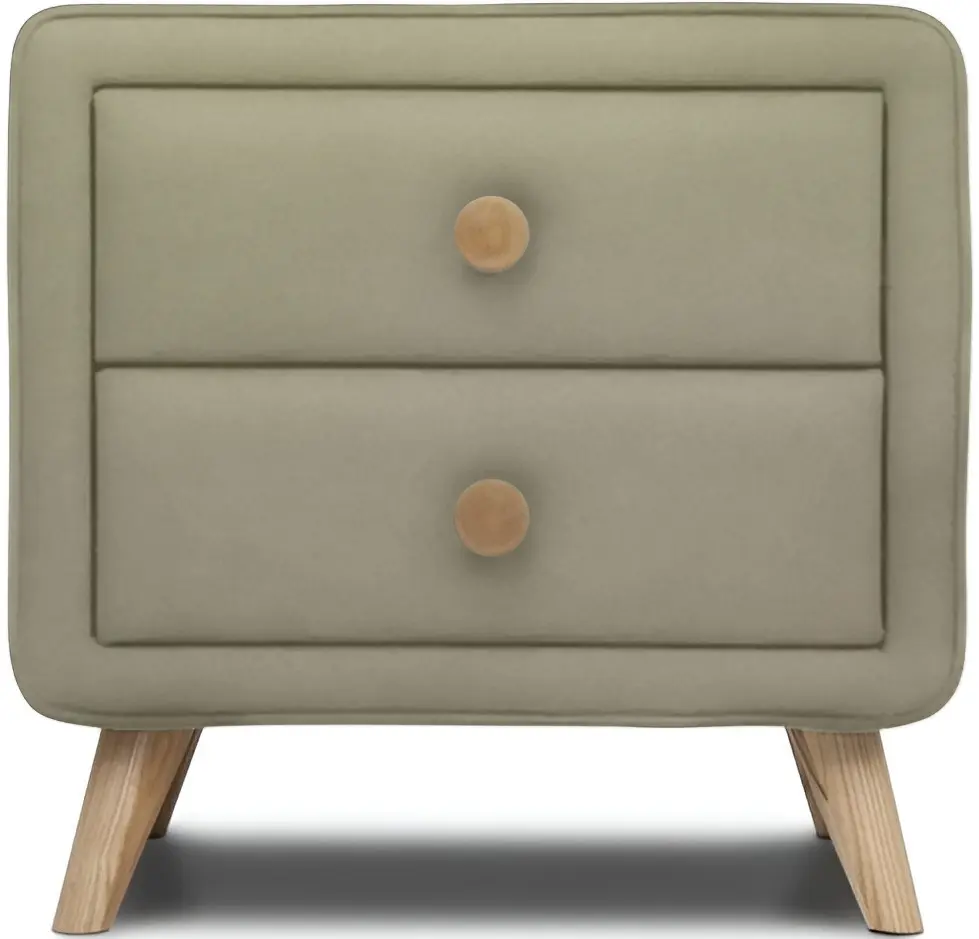 Тумба прикроватная Charmbed Hanna Laguna 09 (Stone Grey/Natural) - 2
