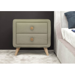 Тумба прикроватная Charmbed Hanna Laguna 09 (Stone Grey/Natural)