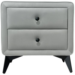 Тумба прикроватная Charmbed Hanna Laguna 42 (Grey/Black) Thumb