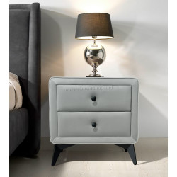 Тумба прикроватная Charmbed Hanna Laguna 42 (Grey/Black)