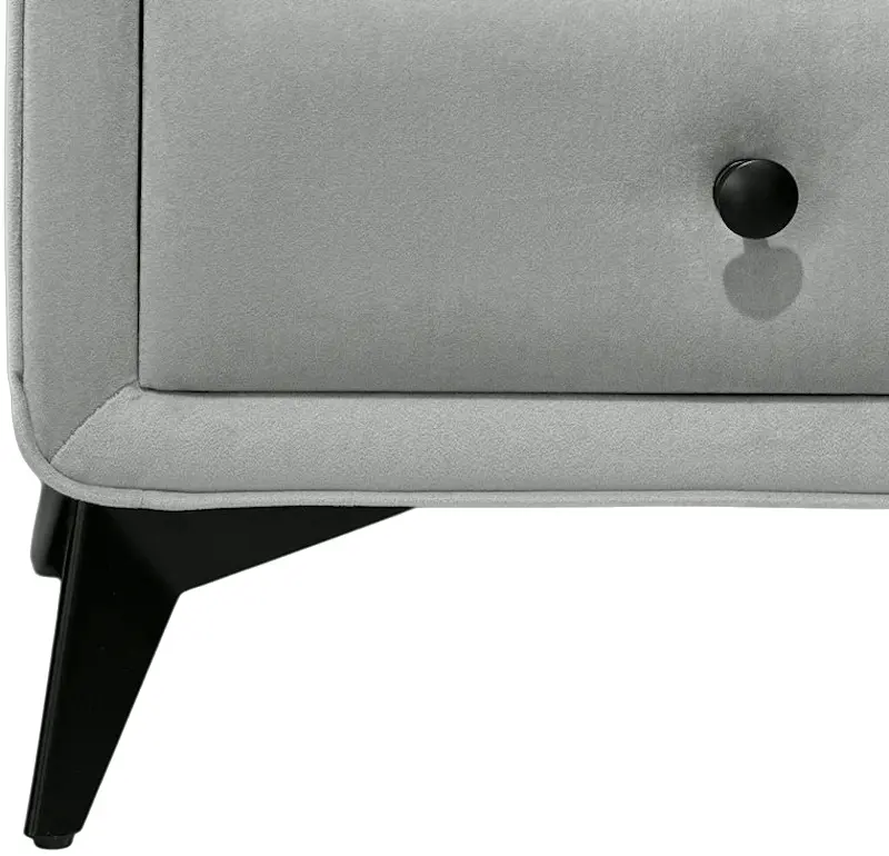 Тумба прикроватная Charmbed Hanna Laguna 42 (Grey/Black) - 4