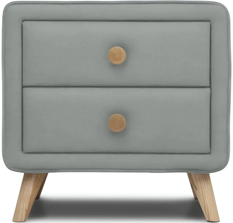 Тумба прикроватная Charmbed Hanna Laguna 43 (Grey/Natural) - 2