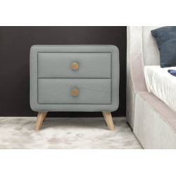 Тумба прикроватная Charmbed Hanna Laguna 43 (Grey/Natural)