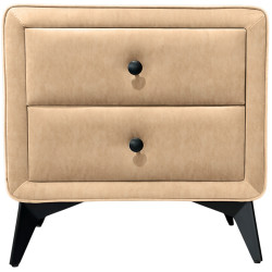 Тумба прикроватная Charmbed Hanna Mono 02 (Beige/Black) Thumb