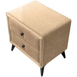 Тумба прикроватная Charmbed Hanna Mono 02 (Beige/Black) Thumb