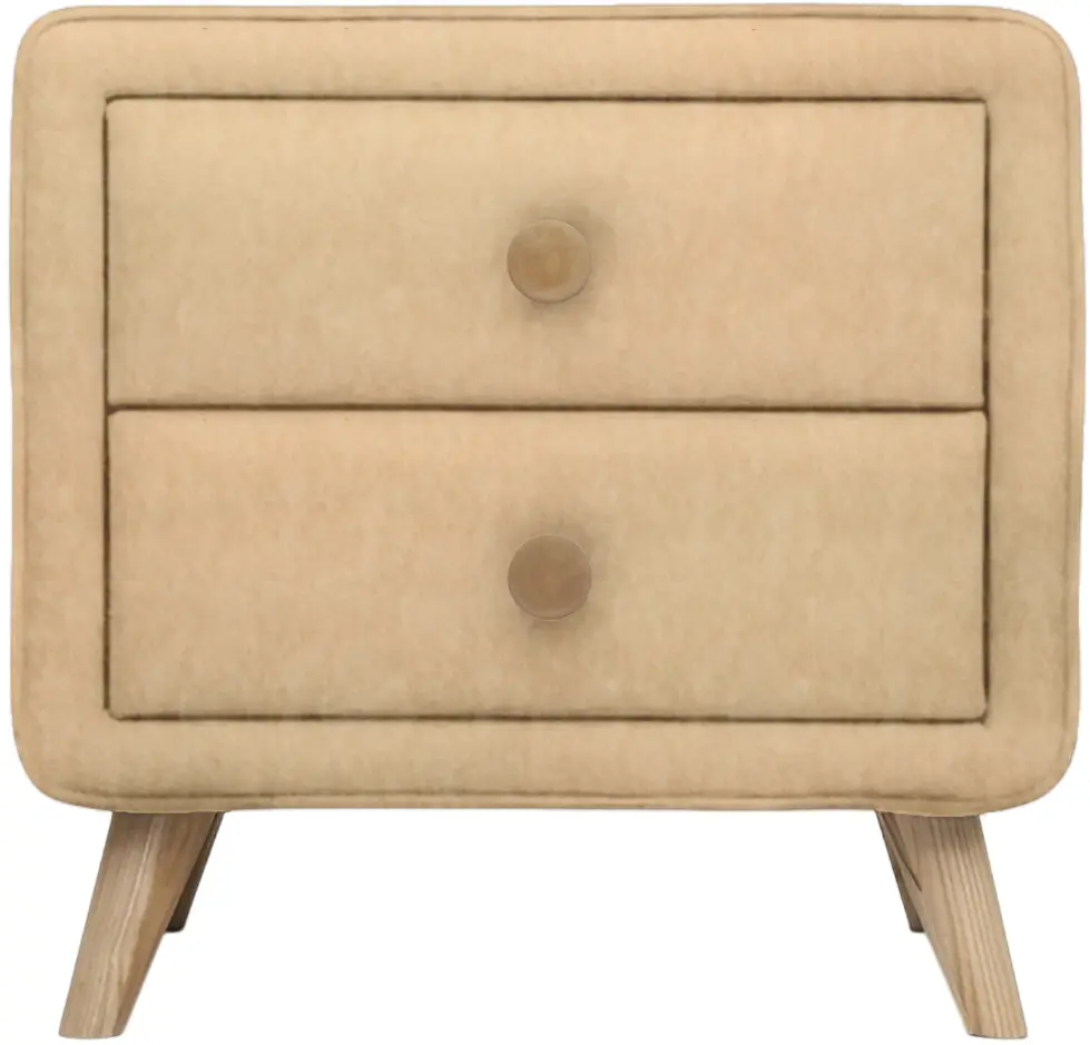 Тумба прикроватная Charmbed Hanna Mono 02 (Beige/Natural) - 2