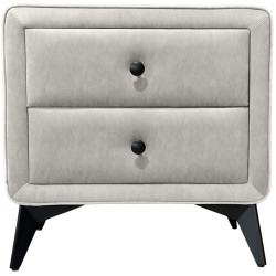 Тумба прикроватная Charmbed Hanna Mono 03 (Light Grey/Black) Thumb