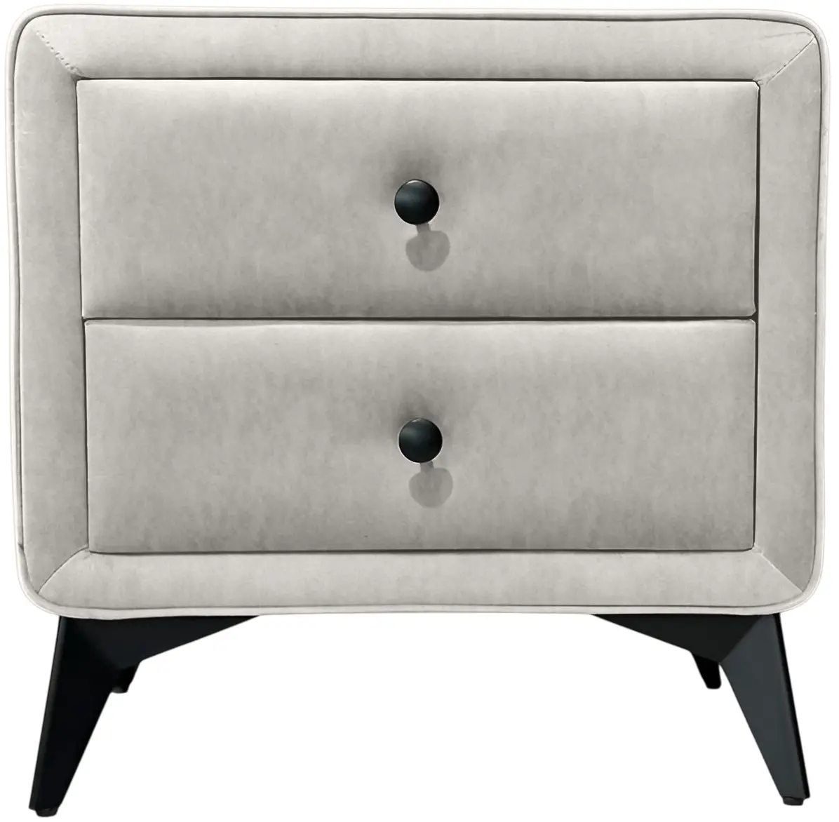 Тумба прикроватная Charmbed Hanna Mono 03 (Light Grey/Black) - 2