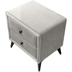 Тумба прикроватная Charmbed Hanna Mono 03 (Light Grey/Black) Thumb