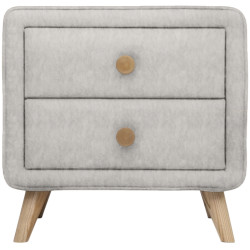 Тумба прикроватная Charmbed Hanna Mono 03 (Light Grey/Natural) Thumb