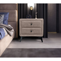 Noptiera Charmbed Hanna Mono 04 (Light Brown/Black)