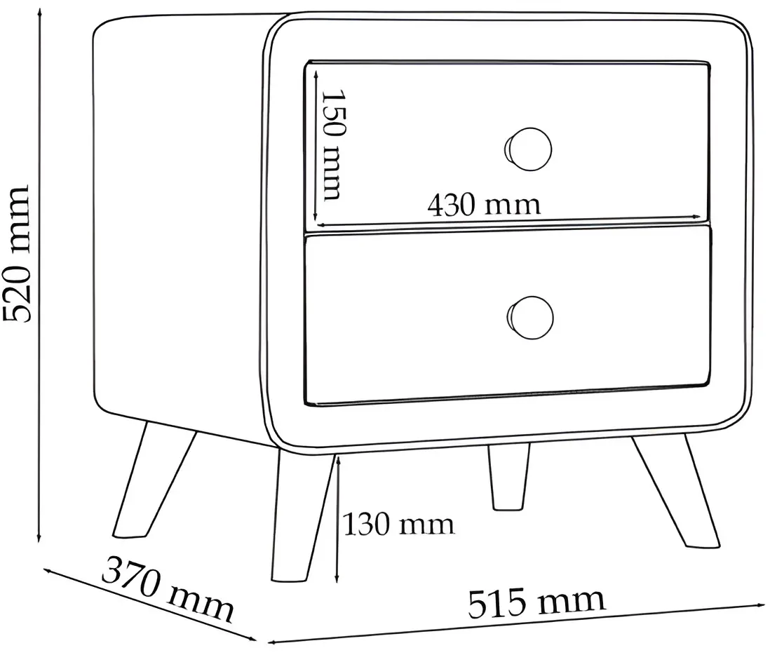 Noptiera Charmbed Hanna Mono 04 (Light Brown/Black) - 5